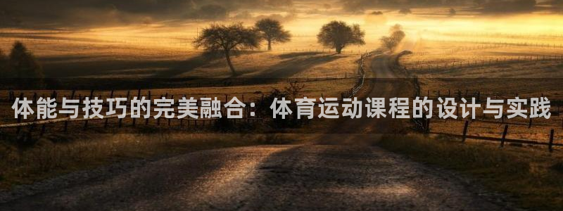 海南利记官网下载：体能与技巧的完美融合：体育运动课程的设计与